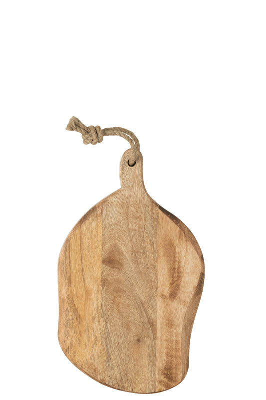 Planche à découper ovale en bois