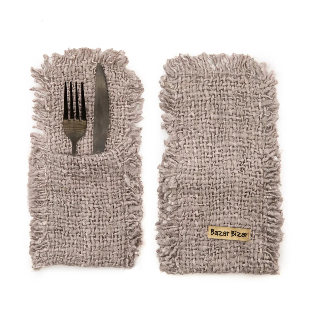 Indy cutlery holder - Gray - Set of 4